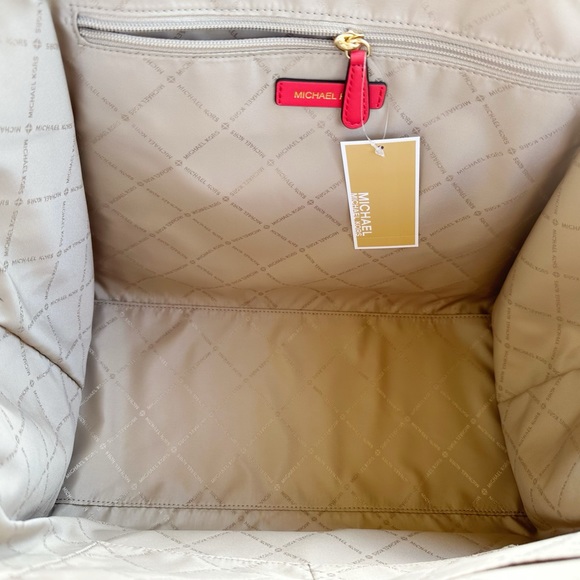 Michael Kors XL Large Shoulder Bag Top Zip Tote Leather - Picture 5 of 5